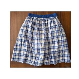 Doctor Who By Her Universe Plaid Skirt Police Call Box Size Large NWT